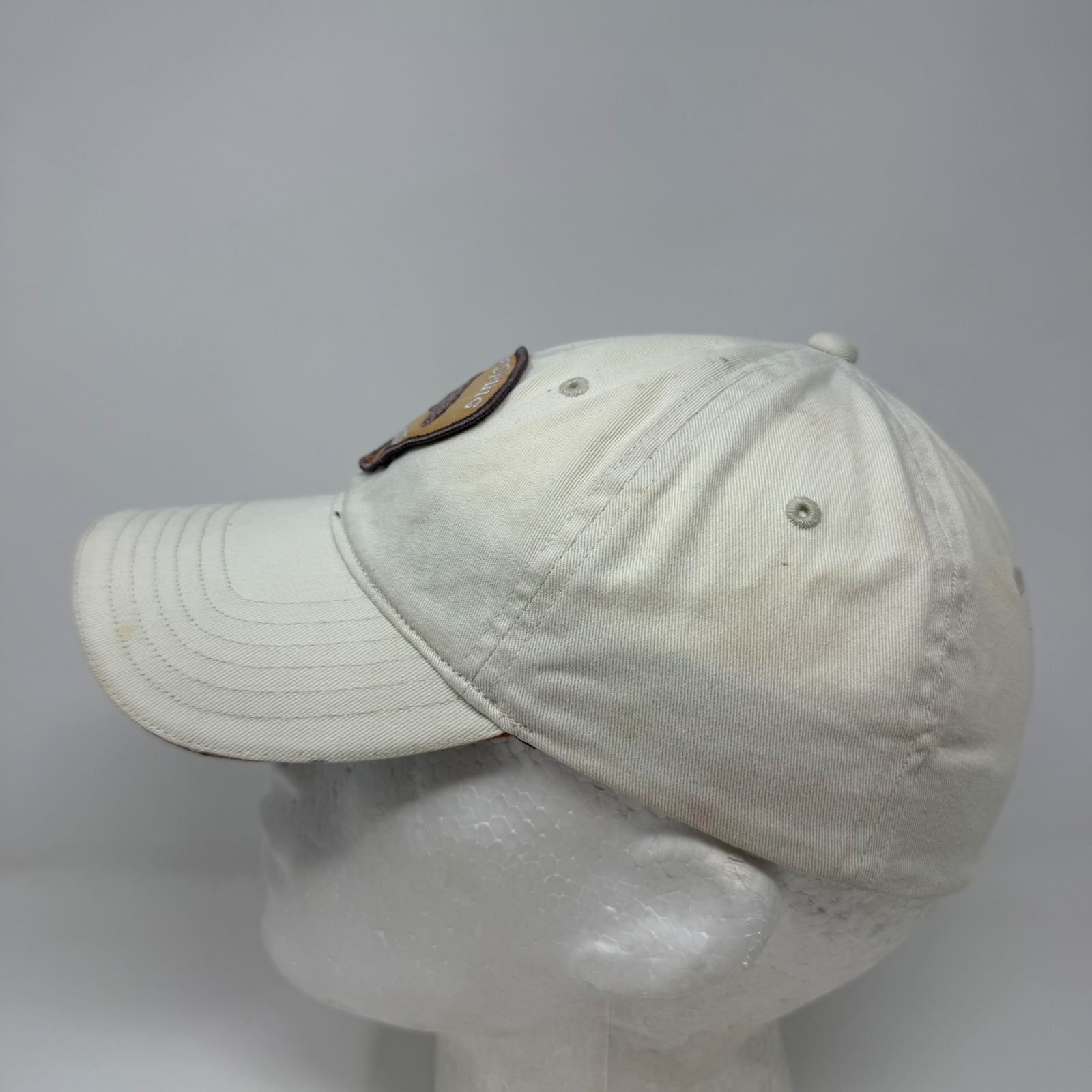 Simms Fishing Products Off White Stretch Fit Trout Patch Baseball Hat Cap L/Xl — image 4 of 8